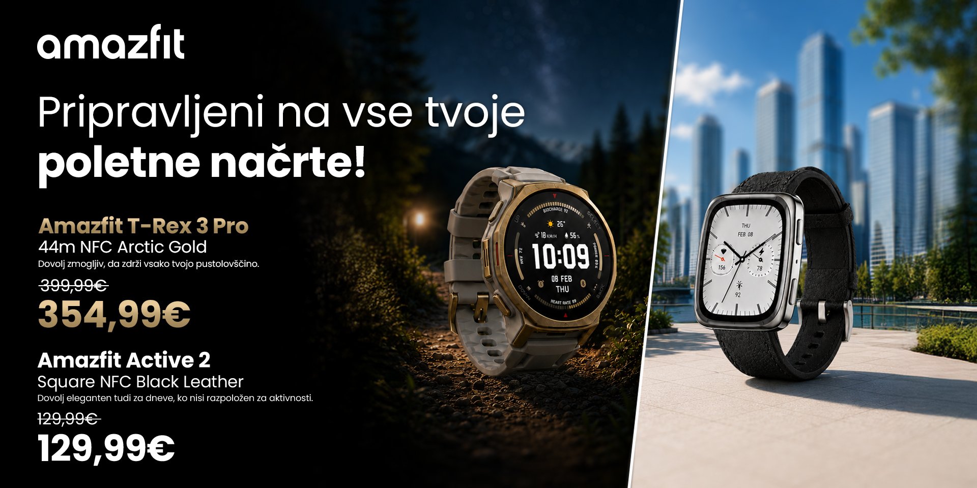 Akcija Amazfit ur v juniju